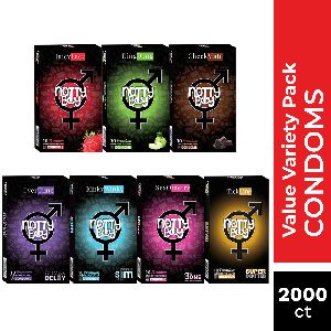 NottyBoy Value Variety Condom Pack of 2000