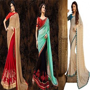 Patchwork Saree