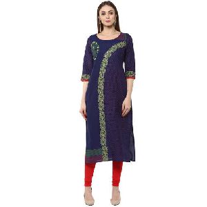 Cotton Round Neck Kurti