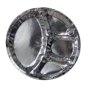 Three Compartment Paper Plate
