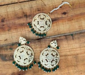 Beaded Maang Tikka Set