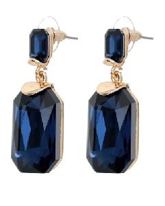 Blue Crystal Earrings