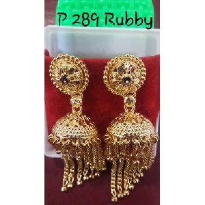 Brass Festive Wear Earrings