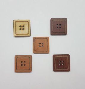 Plastic Square Shape Button