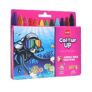 Wax Crayons Colour Up 12 Shades Cello