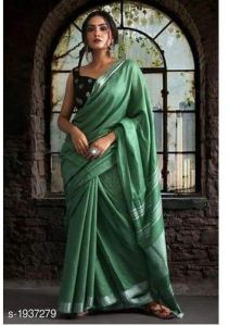 Designer Linen Saree