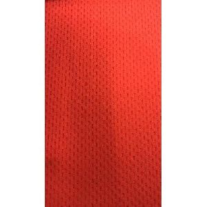 Red Cotton Honeycomb Fabric