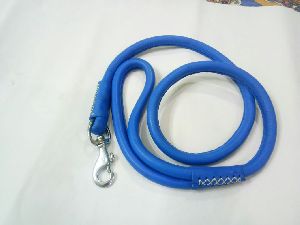 Leather Rolled Dog Lead with Snap Hook Stud