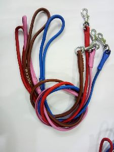 Luxury Soft Rolled Leather Dog Lead