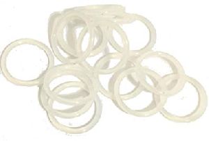 Off White Silicone Rubber O Ring