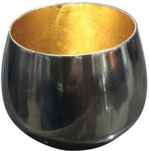 Silver Plated Iron T-Light Pot