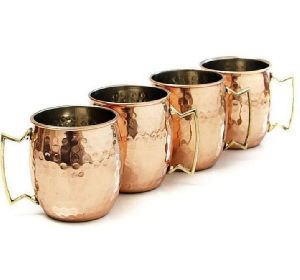 Copper Hammered Mug