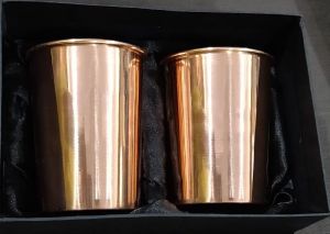 Copper Plain Glass Set