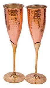 Copper Wine Glass Set