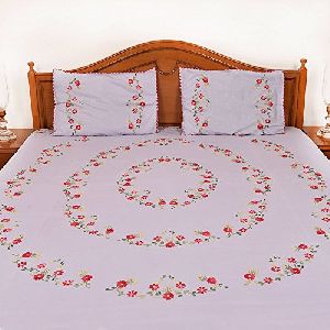 Embroidered Bed Sheet