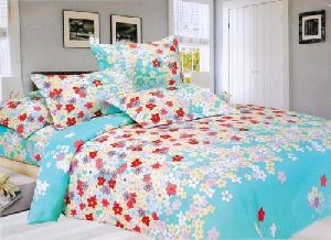 Floral Print Bed Sheet