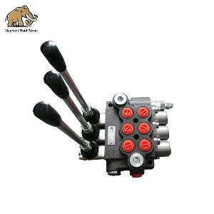 Hydraulic Hand Drills Directional Control Valve 3 Spool P40