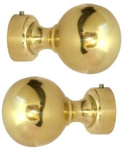 Brass Curtain Rod Ends