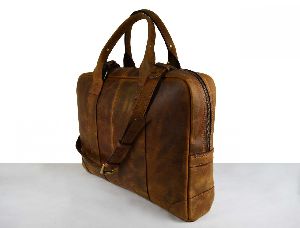 Leather Messenger Bag