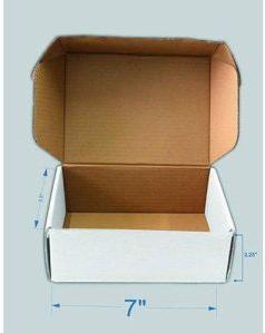 White Flat Corrugated Box