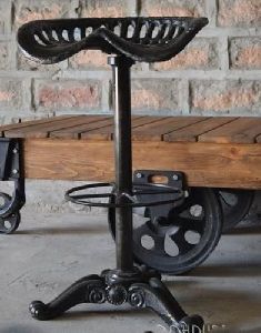 Iron Tractor Bar Stool