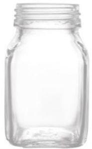 Honey Glass Jar (Square 100 ml)