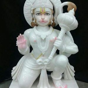 Decorative Marble Hanuman Statue