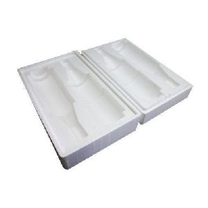 White Moulded Thermocol Packaging