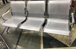 Stainless Steel Waiting Chair,