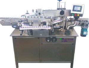 Double Sided Vertical Sticker Labeling Machine