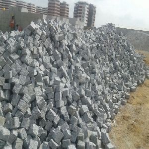 Grey Granite Cobblestone