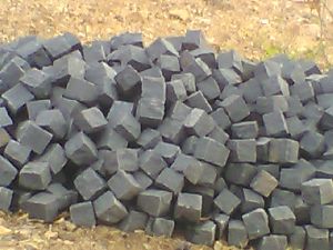 Black Granite Cobblestone