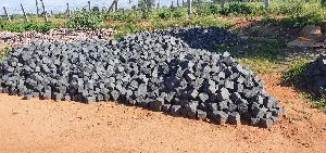 Black Granite Cobblestone
