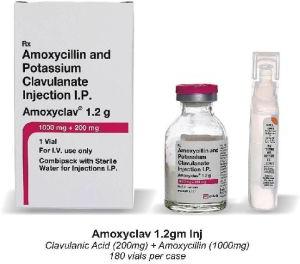 Amoxycillin and Potassium clavulanate Injection IP