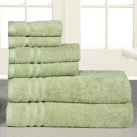 Green Bath Towels