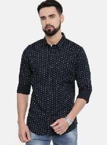 Mens Dotted Cotton Shirts