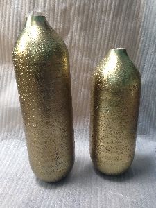 Brass Flower Vase Set