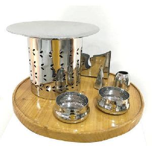 Stainless Steel Snack Warmer Set