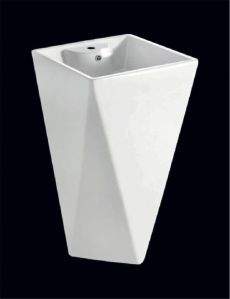 400x400x790mm Ceramic One Piece Basin