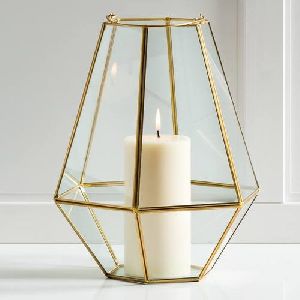 Brass & Glass Lantern