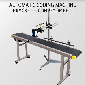 Automatic Batch Code Machine with Conveyor
