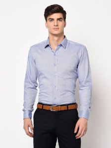 TF-1647 Blue Mens Formal Shirts