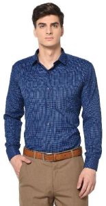 TF-1649 Blue Mens Formal Shirts