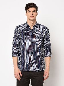 TF-1658 Blue Mens Formal Shirts