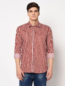 TF-1873 Red Mens Casual Shirt