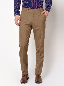 TJ-1014 Khaki Mens Formal Cotton Trousers