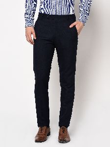 TJ-1233 Neavy Blue Mens Formal Cotton Trousers