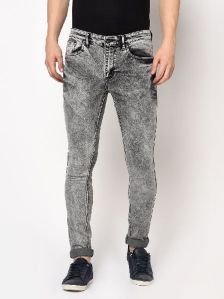 TJ-6306 Light Grey Mens Denim Jeans