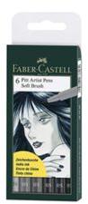 Faber 6 Pitt Artist Pens Soft Brush