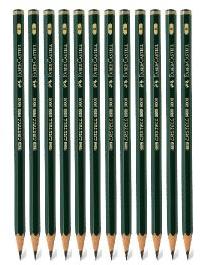 FABER 9000 GRAPHITE PENCILS (B)-PACK OF 12